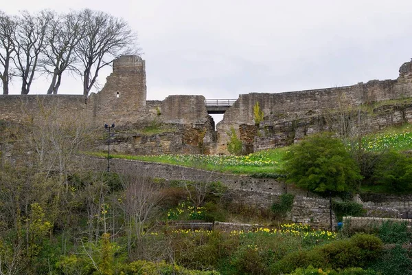 Barnard Castle Een Prachtig Marktstadje Tegenover Startforth Aan Rivier Tees — Stockfoto