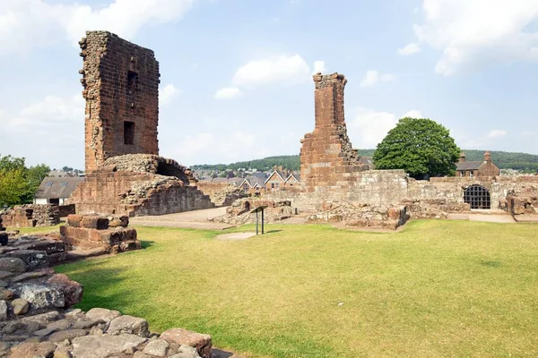 Penrith Castle Est Endroit Fascinant Gratuit Visiter Penrith Cumbrie Angleterre — Photo