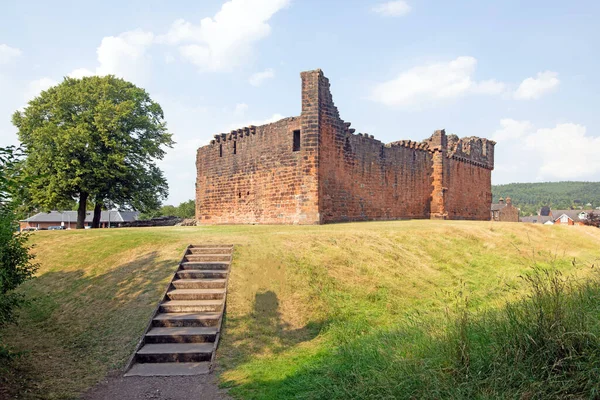 Penrith Castle Een Fascinerende Gratis Plek Bezoeken Penrith Cumbria Engeland — Stockfoto