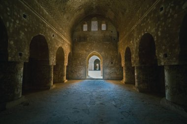 Irak 'taki Karbala yakınlarındaki Tarihi Ukhadır Kalesi