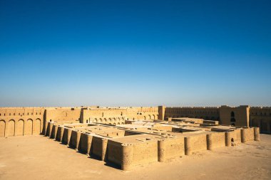 Irak 'taki Karbala yakınlarındaki Tarihi Ukhadır Kalesi