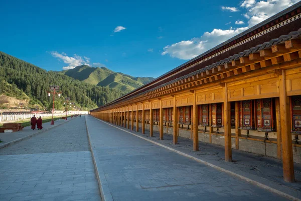 Ruedas Oración Templo Labrang Xiahe Gannan Gansu China — Foto de Stock