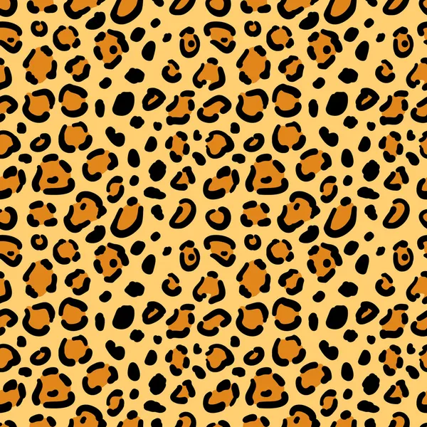 Άνευ ραφής υφή του leopard τα σημεία Εικονογράφηση Αρχείου