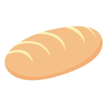 Ekmek, her amaç için harika bir tasarım. Basit bir vektör. Vektör gıda çizimi.