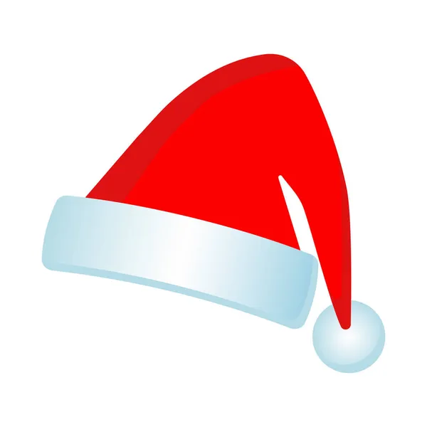 Chapeau Coloré Père Noël Illustration — Image vectorielle