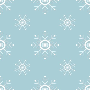 Beyaz kar tanesi pürüzsüz desen. Noel tasarımı. Kış kusursuz desen.