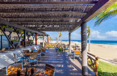 Otel Bölgesi, Zona Hotelera 'daki San Jose del Cabo plajları, tiyatroları ve otelleri.