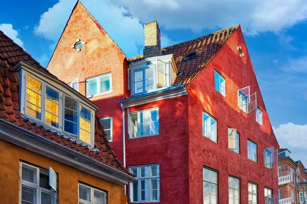 Copenhague, ruas históricas da cidade velha cênica — Fotografia de Stock