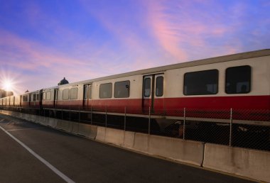 ABD, Boston Longfellow Köprüsü Metro metrosu ve toplu taşıma merkezi