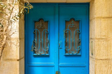 İsrail, Kudüs, Nahlaot tarihi mahallelerinin dar sokakları, küçük sinagoglarla dolu..