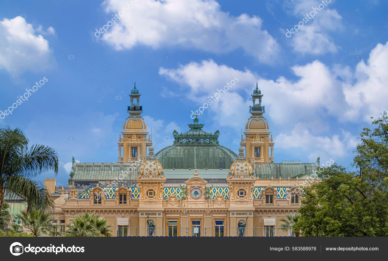 法国里维拉蒙特卡洛赌场摩纳哥的一家赌场和娱乐场所——图库图片© eskystudio #583588978