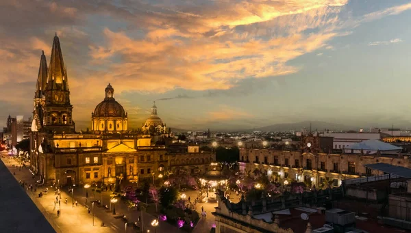 Mexiko Basilika Der Guadalajara Kathedrale Historischen Zentrum Der Nähe Der — Stockfoto