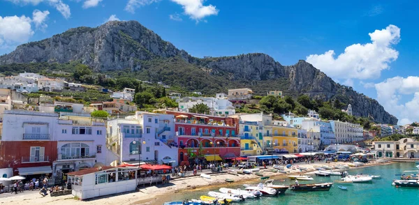 Capri Campania Ιταλία Ιουνίου 2022 Ιταλία Πανοραμική Θέα Των Γραφικών — Φωτογραφία Αρχείου