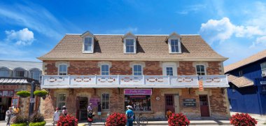 Unionville, Markham, Toronto, Ontario, 10 July, 2022: Scenic travel destination Unionville village and old town in Markham Ontario