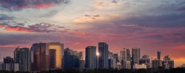 Panoramic View of North York part of Toronto GTA, an economic hub outside Downtown Toronto.