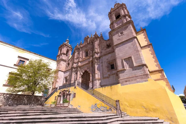 Mexico Scenic Zacatecas Catholic Churches Historic City Center Santo Domingo — Foto de Stock