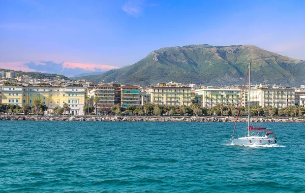 Marina Yacht Club Salerno Italy Starting Point Positano Amalfi Coast — ストック写真