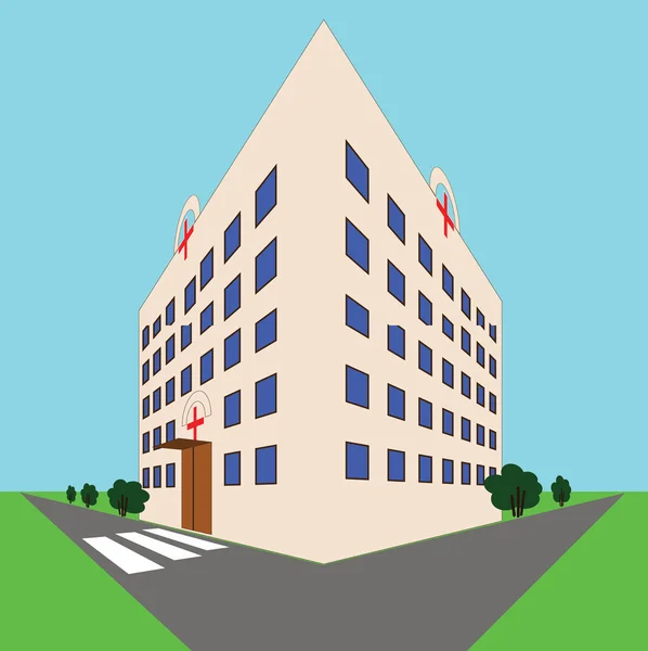 Hôpital médical — Image vectorielle