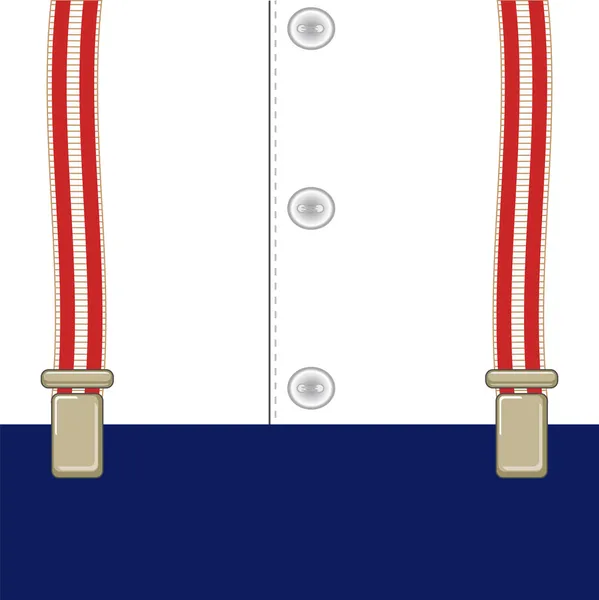 Suspenders — Stockový vektor