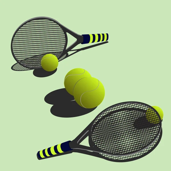 Big tennis — Stock Vector