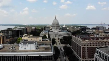 Madison City USA, Wisconsin Eyalet Meclis Binası, Hava Görünümü