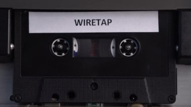 1980 'lerde Cassette Teyp Oynatıcı, Casusluk, Kapatma Ses Kaydı