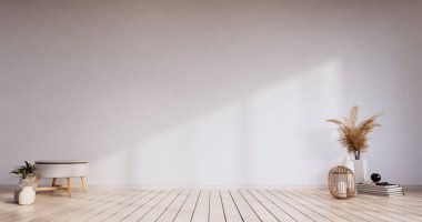 Modern oturma odası dekorasyonu ve 3D işlemesi üzerine Koltuk