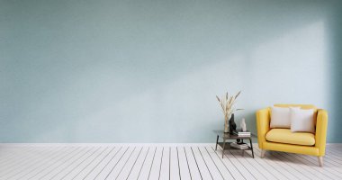 Naneli Salon İç Tasarımı. 3B görüntüleme