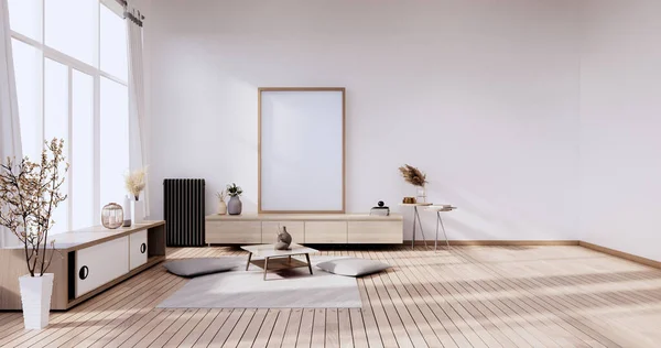 Moderne Woonkamer Minimalistisch Design Rendering — Stockfoto