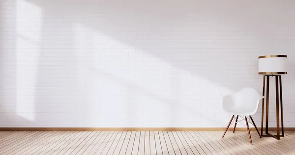 Beyaz Tuğla Dizayn Tavan Arası Biçiminde Boş Çatı Katı Biçimi — Stok fotoğraf