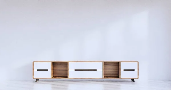 Gabinete Diseño Japonés Madera Sala Estar Zen Estilo Fondo Pared —  Fotos de Stock