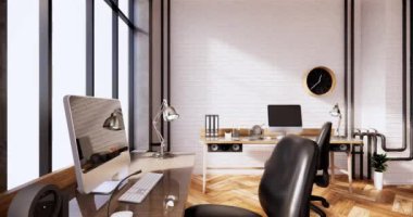 Lüks oda veya otel Japon tarzı dekorasyon Japonya tarzı Büyük yaşam alanı.3d render