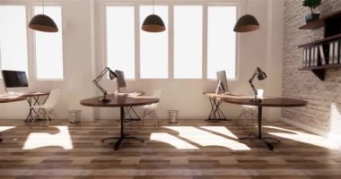 Lüks oda veya otel Japon tarzı dekorasyon Japonya tarzı Büyük yaşam alanı.3d render