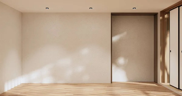 空房间白色室内设计 3D渲染 — 图库照片