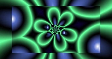 Çiçekli kaleydoskop. Canlandırılmış grafik şablonu. Müzik ekran koruyucu. Reklam için arka plan, tebrikler. 4 bin. Vj. DJ 'lik. Yedekleme olarak görüntü.