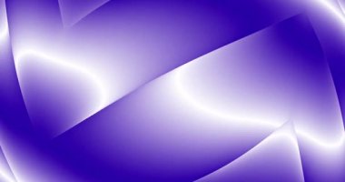 Bir morumsu küre, zigzag dalgalarıyla ayrılmış beyaz yansımalarla döner. Sonsuz kapalı döngü. Döngü. Soyut arkaplan.