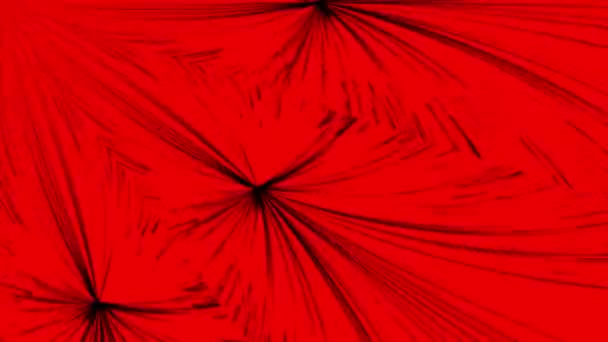 Vídeo Fondo Que Muestra Los Rayos Luz Distorsionados Tonos Rojos — Vídeo de stock