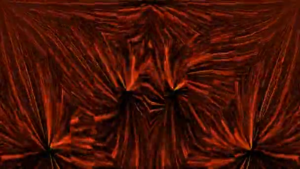 Фоновое Видео Изображающее Движущуюся Мозаику Красных Оттенков Световыми Вспышками Света — стоковое видео
