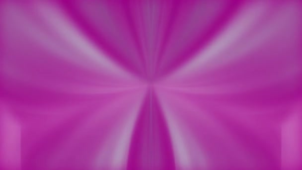 Shimmering Pink Blue Beams Light Emerge Center Frame Move Bottom — 图库视频影像