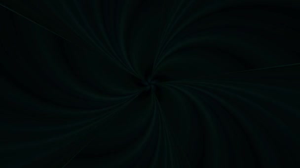 Kaleidoscope Shimmering Rays Light Blue Green Hues Dark Background Animated — 图库视频影像