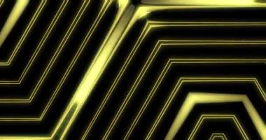 Çok renkli ışık demetleri hareket eder ve yanıp söner. Canlandırılmış soyut arkaplan videosu. Kulüp videosu. Sonsuz döngü. Döngü.