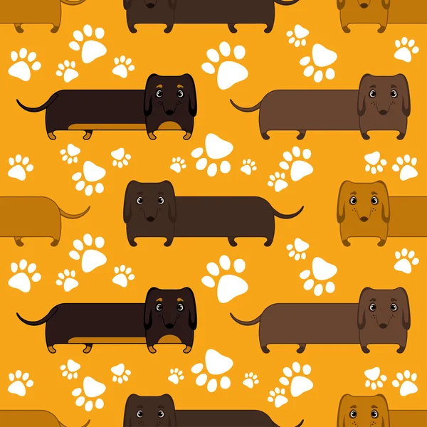 Dachshunds — Stock Vector