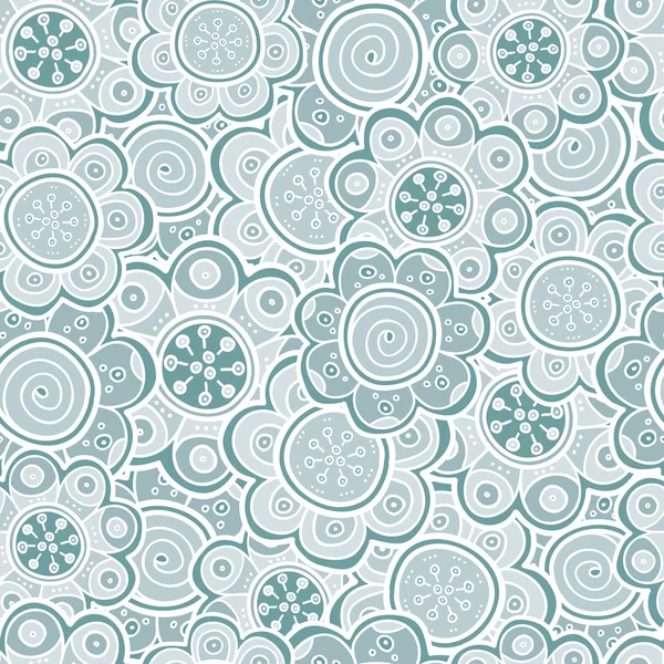 Seamless pattern of flowers — Stock Vector