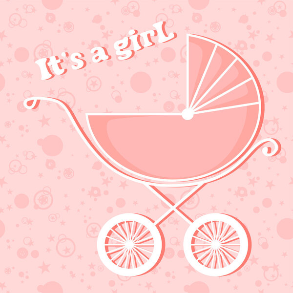 Иллюстрация коляски
