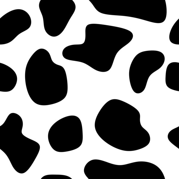 Seamless pattern cow