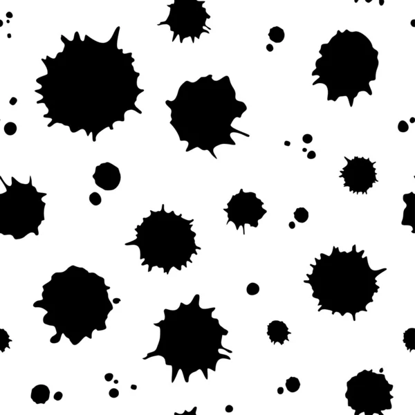 Seamless pattern of blots — Stock Vector