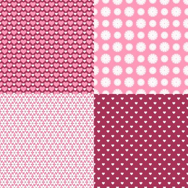 romantik ve çiçek desenleri