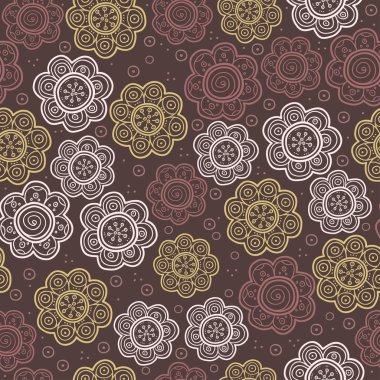 Kusursuz çiçek deseni