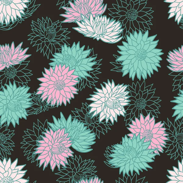 Seamless floral pattern — Stock Vector