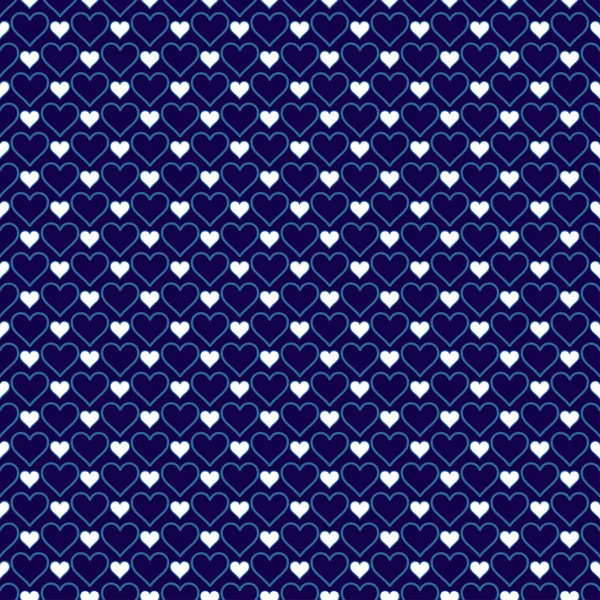 Pattern with hearts. — Stock Vector